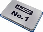 STANGER Stempelkissen No 1, 125,0 x 80,0 mm, blau