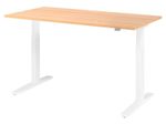 HAMMERBACHER XMKA16 höhenverstellbarer Schreibtisch 70,0 - 120,0 cm - elektrisch eiche / weiß