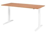 HAMMERBACHER XMKA19 höhenverstellbarer Schreibtisch 70,0 - 120,0 cm - elektrisch nussbaum / weiß