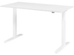 HAMMERBACHER XMKA16 höhenverstellbarer Schreibtisch 70,0 - 120,0 cm - elektrisch weiß / weiß