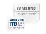 Samsung microSD EVO Plus (2024) mit SD-Adapter, 1 TB