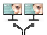 2x BenQ Monitor GW2490T 60,5 cm (24 Zoll) + BenQ Ergo Arm BDH01
