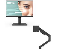 BenQ Monitor GW2490T 60,5 cm (24 Zoll) + BenQ Ergo Arm BSH01