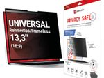 DISPLEX PRIVACY SAFE Wiederablösbarer 2-Wege Blickschutzfilter für Laptop/ Notebook (randlos/frameless) 13,3'' (16:9)