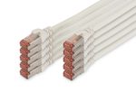 Digitus CAT 6 S-FTP Patchkabel, Cu, LSZH AWG 27/7, Länge 3 m, 10 Stück, Weiß