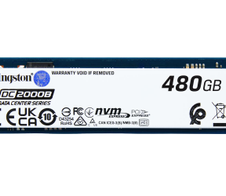 Kingston DC2000B PCIe 4.0 NVMe M.2 SSD - 480GB