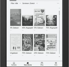 Tolino shine 5th Gen. - eBook-Reader B/W