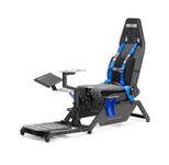 Next Level Racing Flugsimulations-Cockpit Boeing Commercial Edition schwarz-blau