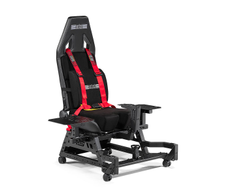 Next Level Racing Sitz Flight Pro schwarz-rot