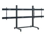 Hagor comPROnents® Standsystem mobil für 2 Displays 75-86 Zoll