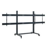 Hagor comPROnents® Standsystem mobil für 2 Displays 75-86 Zoll