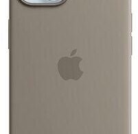 Apple Silikon Case mit MagSafe für Apple iPhone 15 Plus, tonbraun