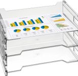 herlitz Briefablagen DIN A4 quer transparent