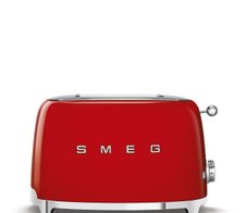 SMEG Toaster 2-Schlitz kompakt 50's Style TSF01RDEU, Rot, Hochglanz