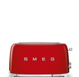 SMEG Toaster 2-Schlitz lang 50's Style TSF02RDEU, Rot