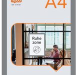 nobo Magnetrahmen selbstklebend A4 silber