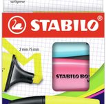 STABILO Textmarker BOSS MINI gelb, blau, pink