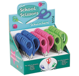 PLUS JAPAN Kinderscheren blau, pink, grün 5,2 cm, 24 St.