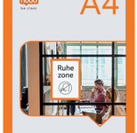 nobo Magnetrahmen selbstklebend A4 orange