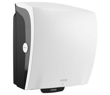 KATRIN Papierhandtuchspender Hybrid System 84739 weiß