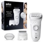 Braun Epilierer Silk-epil 9-705 weiß (426714)