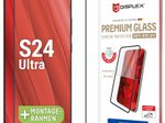 DISPLEX Premium Anti-Reflex Panzerglas (super-entspiegelt, FC, 10H) für Samsung Galaxy S24 Ultra