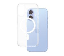 PanzerGlass® HardCase Transparent Weiß MagSafe für iPhone 16