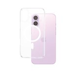 PanzerGlass® HardCase Transparent Weiß MagSafe für iPhone 16 Plus