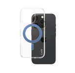 CARE by PanzerGlass® Feature Case Transparent Blau Kickstand & MagSafe für iPhone 16 Pro