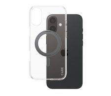 CARE by PanzerGlass® Feature Case Transparent Schwarz Kickstand & MagSafe für iPhone 16 Plus