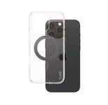 CARE by PanzerGlass® Feature Case Transparent Schwarz Kickstand & MagSafe für iPhone 16 Pro Max