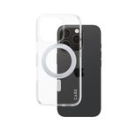 CARE by PanzerGlass® Feature Case Transparent Silber Kickstand & MagSafe für  iPhone 16 Pro