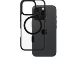 CARE by PanzerGlass® Flagship Case Transparent Urban Combat Schwarz Rahmen & MagSafe für iPhone 16 Pro