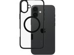 CARE by PanzerGlass® Flagship Case Transparent Urban Combat Schwarz Rahmen & MagSafe für iPhone 16 Plus