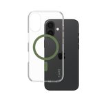 CARE by PanzerGlass® Flagship Case Transparent Urban Combat Grün MagSafe für iPhone 16