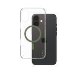 CARE by PanzerGlass® Flagship Case Transparent Urban Combat Grün MagSafe für iPhone 16 Plus