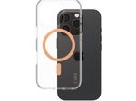 CARE by PanzerGlass® Flagship Case Transparent Urban Combat Pfirsich MagSafe für iPhone 16 Pro