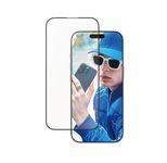 PanzerGlass® Displayschutz Aluminum Rahmen für iPhone 16 Pro - Ultra-Wide Fit