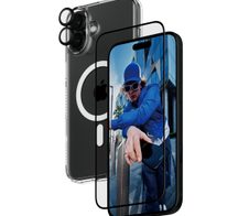 PanzerGlass® 3-in-1 Protection Schutzset für iPhone 16 Plus
