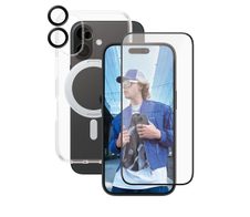 CARE by PanzerGlass® Feature 3-in-1 Ceramic Schutzset für iPhone 16
