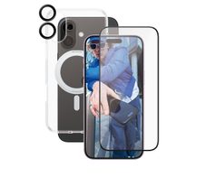 CARE by PanzerGlass® Feature 3-in-1 Ceramic Schutzset für iPhone 16 Plus