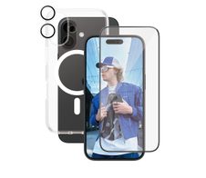 CARE by PanzerGlass® Flagship 3-in-1 Schutzset MagSafe für iPhone 16