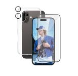 CARE by PanzerGlass® Flagship 3-in-1 Schutzset für iPhone 16