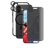 CARE by PanzerGlass® Flagship 3-in-1 Privacy Schutzset für iPhone 16 Plus