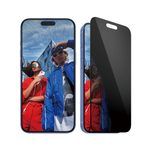 PanzerGlass® Privacy Displayschutz für iPhone 16 Plus & 15 Plus - Ultra-Wide Fit