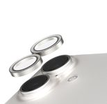 SAFE. by PanzerGlass® Camera Kameraschutz Glitter Silber für iPhone 16 & 16 Plus