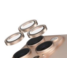 SAFE. by PanzerGlass® Camera Kameraschutz Glitter Gold für iPhone 16 Pro & 16 Pro Max