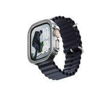 SAFE. by PanzerGlass® Displayschutz Bling Bumper Silber für Apple Watch Ultra 2
