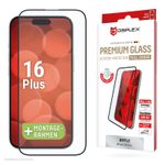 DISPLEX Premium Panzerglas (Full Cover, 10H) für Apple iPhone 16 Plus
