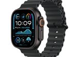 Apple Watch Ultra 2 Titanium (Cellular) 49mm Titaniumgehäuse schwarz, Ocean Armband schwarz